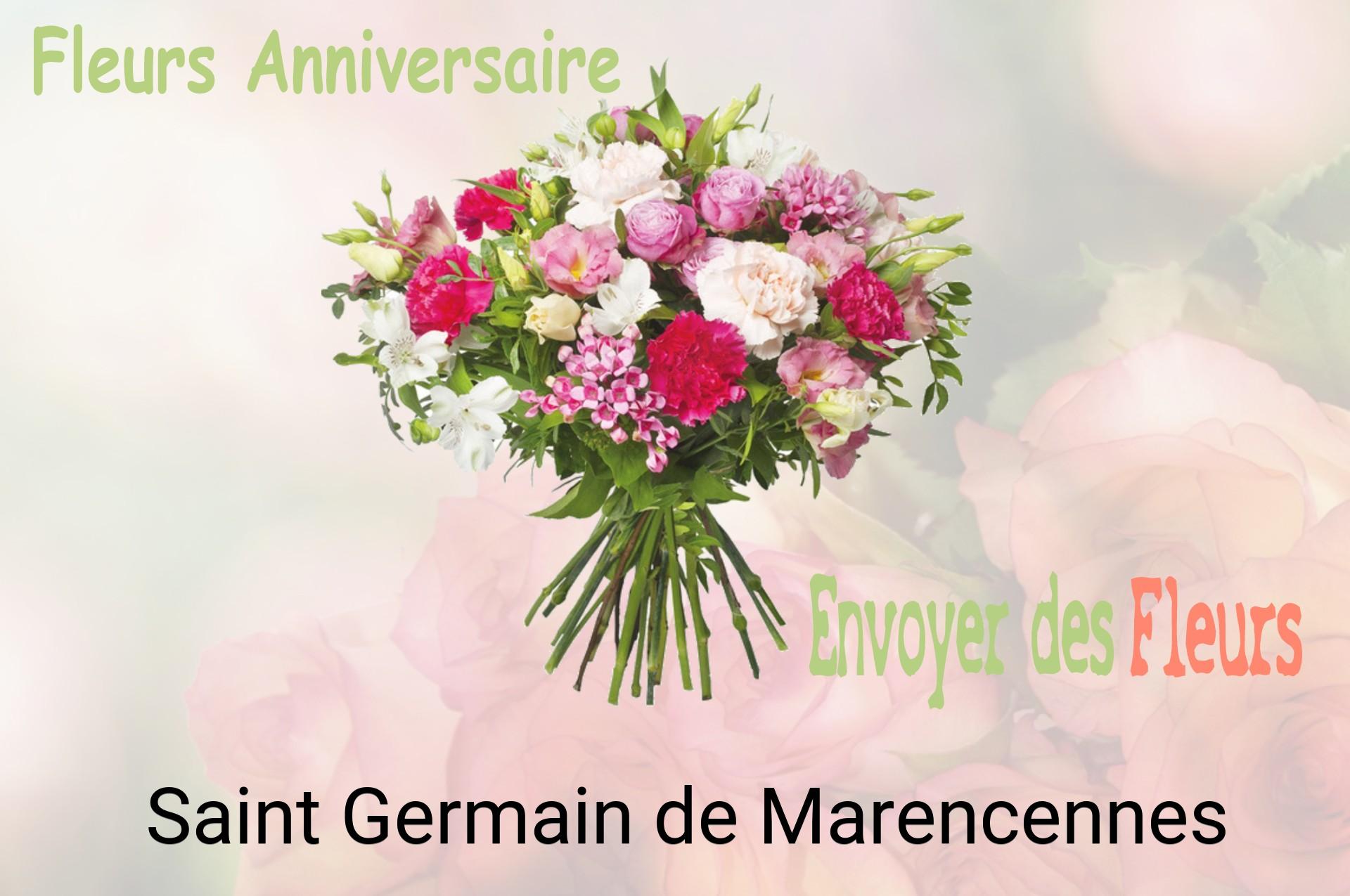 Bouquet de fleurs d’anniversaire livré à Saint-Germain-de-Marencennes