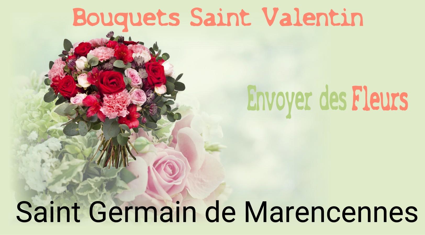 Roses de Saint-Valentin livrées à Saint-Germain-de-Marencennes